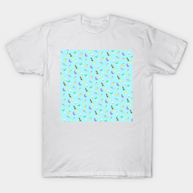 vocaloid pattern T-Shirt by casserolestan